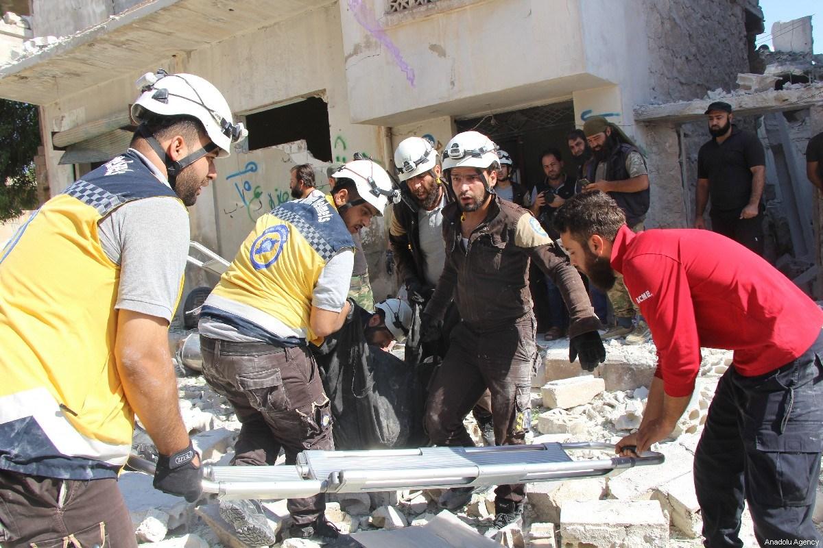Rezim Teroris Assad dan Rusia Bunuh 387 Warga Sipil di Idlib Suriah